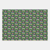 Frida Kahlo | Mi Mexico Lindo Pattern Inpakpapier Vel (Voorkant 3)