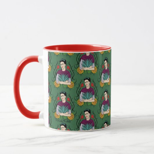 Frida Kahlo | Mi Mexico Lindo Pattern Mok (Links)