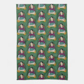 Frida Kahlo | Mi Mexico Lindo Pattern Theedoek (Verticaal)