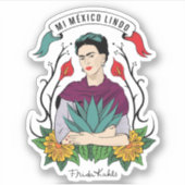 Frida Kahlo | Mi Mexico Lindo Sticker (Voorkant)