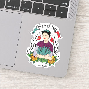 Frida Kahlo   Mi Mexico Lindo Sticker
