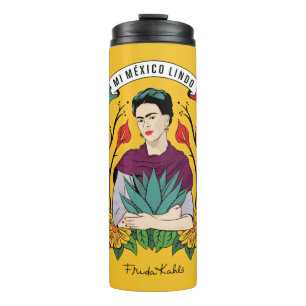 Frida Kahlo   Mi Mexico Lindo Thermosbeker