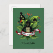 Frida Kahlo | Mis Monos Briefkaart (Voorkant / Achterkant)