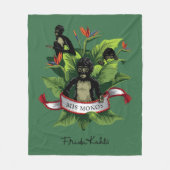 Frida Kahlo | Mis Monos Fleece Deken (Voorkant)