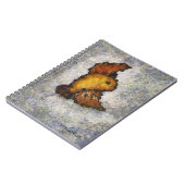 Frida Kahlo Monet Style Bird Painting Notitieboek (Linkerzijde)