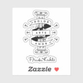 Frida Kahlo | Pain Art Love Sticker (Vel)
