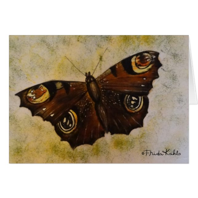 Frida Kahlo Painted Butterfly (Voorkant Horizontaal)