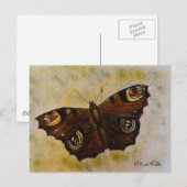 Frida Kahlo Painted Butterfly Briefkaart (Voorkant / Achterkant)