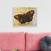 Frida Kahlo Painted Butterfly Canvas Afdruk (Insitu (Woonkamer))