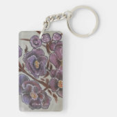 Frida Kahlo Painted Flowers Sleutelhanger (achterkant)