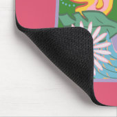 Frida Kahlo Parrot Graphic Muismat (Hoek)