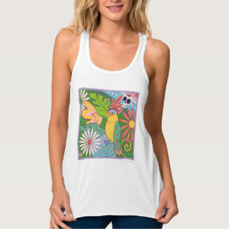 Frida Kahlo Parrot Graphic Tanktop