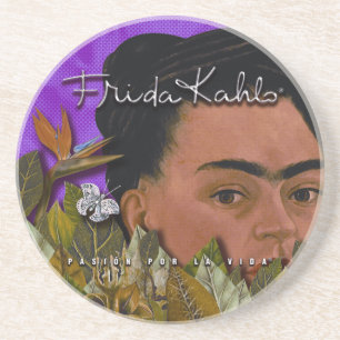 Frida Kahlo Pasion Por La Vida Zandsteen Onderzetter