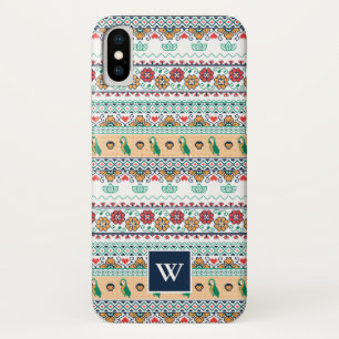 Frida Kahlo   Patrón de Colores iPhone X Hoesje