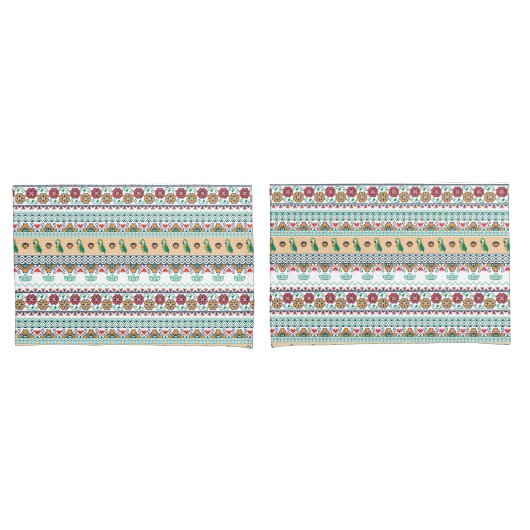 Frida Kahlo | Patrón de Colores Kussensloop (Voorkant-Set)