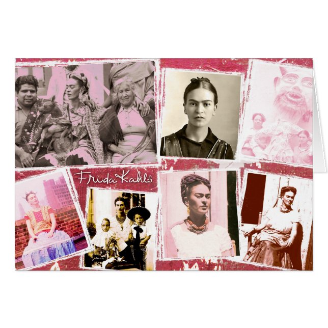 Frida Kahlo Photo Montage (Voorkant Horizontaal)