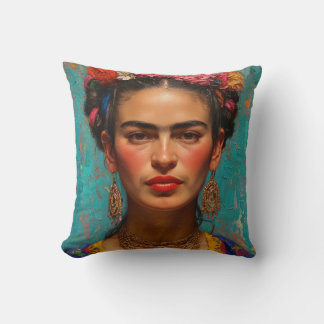 Frida Kahlo Pillow, Cushion, Frida Decor Kussen
