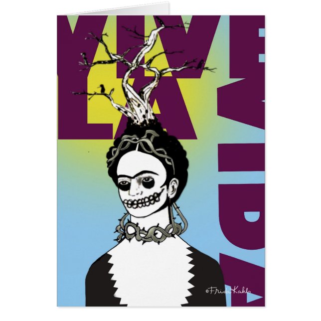 Frida Kahlo Pop Art Portret (Voorkant)