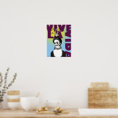 Frida Kahlo Pop Art Portret Poster (Keuken)