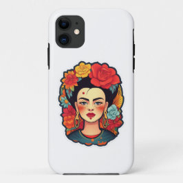Frida Kahlo Portrait Art iPhone 11 Hoesje