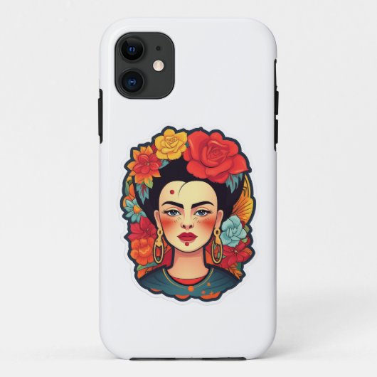 Frida Kahlo Portrait Art Case-Mate iPhone Case (Achterkant)