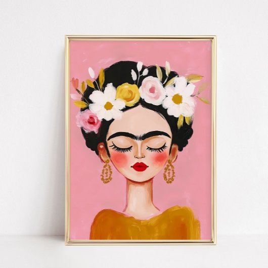 Frida Kahlo portrait Perfect Poster