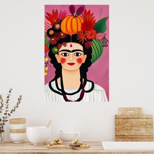 Frida Kahlo poster (Keuken)