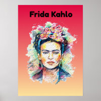 Frida Kahlo Poster Paper (Matte)