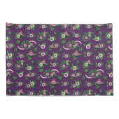 Frida Kahlo | Purlpe Floral Bouquet Pattern Kussensloop (Achterkant-Rechts)