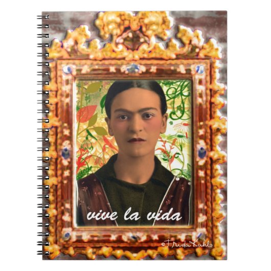 Frida Kahlo Reflejando Notitieboek (Voorkant)