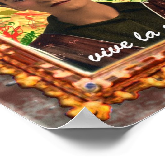 Frida Kahlo Reflejando Poster (Hoek)