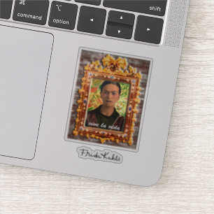 Frida Kahlo Reflejando Sticker