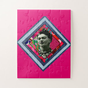 Frida Kahlo Retro Denim Diamond Legpuzzel