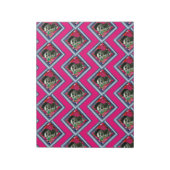 Frida Kahlo Retro Denim Diamond Notitieblok (Gedraaid)