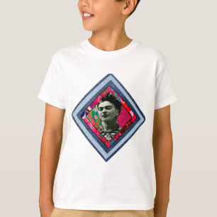 Frida Kahlo Retro Denim Diamond T-shirt