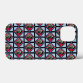 Frida Kahlo Retro Pink Denim Case-Mate iPhone Case (Achterkant (horizontaal))