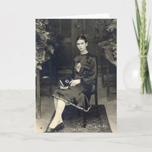 Frida Kahlo Seated Kaart