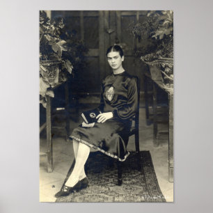 Frida Kahlo Seated Poster