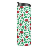 Frida Kahlo | Skulls en Rozen Thermosbeker (Geroteerd rechts)