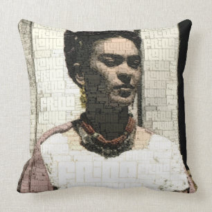 Frida Kahlo Textile Portrait Kussen