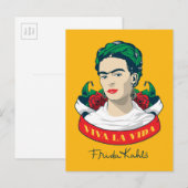 Frida Kahlo | Viva la Vida Briefkaart (Voorkant / Achterkant)
