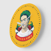 Frida Kahlo | Viva la Vida Grote Klok (Hoek)
