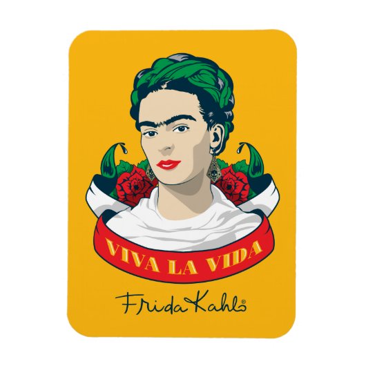 Frida Kahlo | Viva la Vida Magneet (Verticaal)