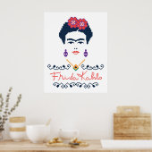 Frida Kahlo | Viva Mexico Poster (Keuken)