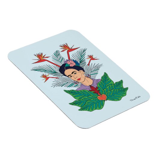 Frida Kahlo | Vogels van het Paradijs Floral Graph Magneet (Rechterzijde)