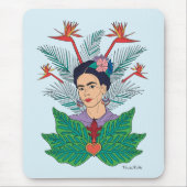 Frida Kahlo | Vogels van het Paradijs Floral Graph Muismat (Voorkant)