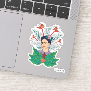 Frida Kahlo   Vogels van het Paradijs Floral Graph Sticker