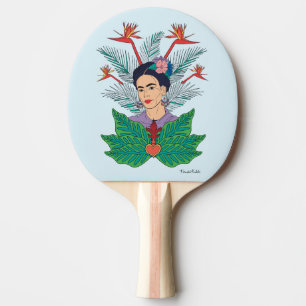 Frida Kahlo Vogels van het Paradijs Floral Graph Tafeltennisbatje