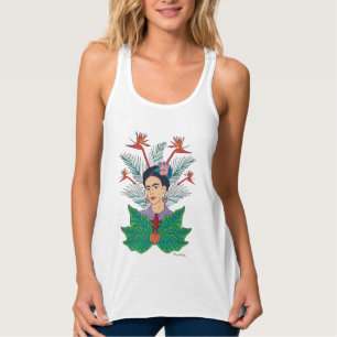 Frida Kahlo Vogels van het Paradijs Floral Graph Tanktop