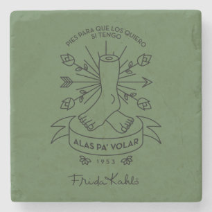 Frida Kahlo Wingen naar de vlucht Stenen Onderzetter